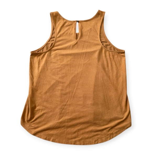 Love On A Hanger Tank, Faux Suede, Size Large - Picture 5 of 6